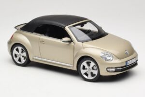 Volkswagen Beetle A5 Cabriolet Grigio Kyosho 1:18 5C3099302P7W Pressofusione — immagine 6 di 8
