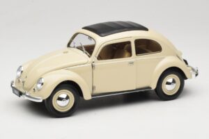 Volkswagen Beetle Type 1 Classic Bianco Welly 1:18 18040W Pressofusione