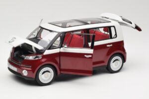 Volkswagen Bulli Minibus Concept Rosso & Bianco Norev 1:18 7E9099203BL9 Pressofusione — immagine 2 di 8