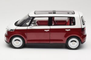 Volkswagen Bulli Minibus Concept Rosso & Bianco Norev 1:18 7E9099203BL9 Pressofusione — immagine 4 di 8