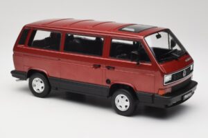 Volkswagen Bus T3 Multivan Magnum Mars Red Metallic KK-Scale 1:18 KKDC180991 Pressofusione — immagine 4 di 6