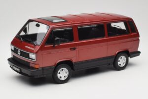 Volkswagen Bus T3 Multivan Magnum Mars Red Metallic KK-Scale 1:18 KKDC180991 Pressofusione