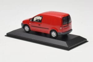 Volkswagen Caddy 2K Rosso Minichamps 1:43 CADDY008 Pressofusione — immagine 3 di 4