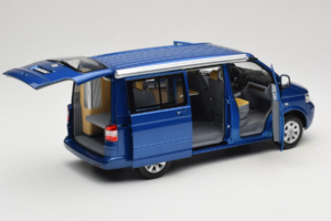 Volkswagen California T4 Ravenna Blue Metallic Norev 1:18 188607 Pressofusione — immagine 2 di 8