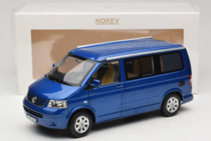 Volkswagen California T4 Ravenna Blue Metallic Norev 1:18 188607 Pressofusione — immagine 8 di 8