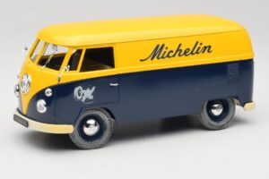 Volkswagen T1 Combi Michelin Nero & Giallo Solido 1:18 9406 Pressofusione