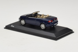 Volkswagen Eos Cabriolet Blu Minichamps 1:43 1F0099300D5Q Pressofusione — immagine 3 di 5