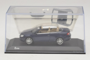 Volkswagen Eos Cabriolet Blu Minichamps 1:43 1F0099300D5Q Pressofusione — immagine 4 di 5