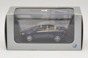 Volkswagen Eos Cabriolet Blu Minichamps 1:43 1F0099300D5Q Pressofusione — immagine 5 di 5