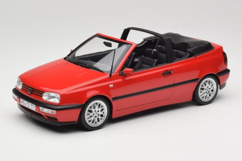 Volkswagen Golf Cabriolet Mk3 Rosso Norev 1:18 188433 Pressofusione
