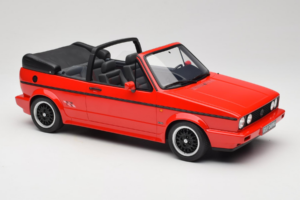 Volkswagen Golf Mk1 Cabriolet Sportline Rosso Otto 1:12 G095 Resina — immagine 4 di 6