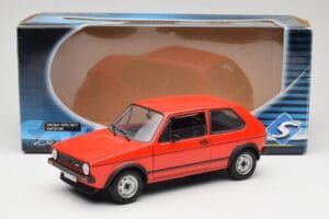 Volkswagen Golf GTI Mk1 Rosso Solido 1:18 8166 Pressofusione — immagine 8 di 8