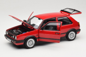 Volkswagen Golf GTI Mk2 Rosso Norev 1:18 188438 Pressofusione — immagine 2 di 8