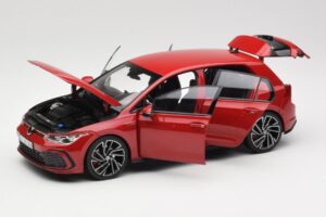 Volkswagen Golf GTI Mk8 Tornado Red Norev 1:18 188595 Pressofusione — immagine 2 di 8