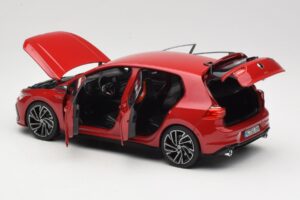 Volkswagen Golf GTI Mk8 Tornado Red Norev 1:18 188595 Pressofusione — immagine 5 di 8