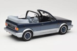 Volkswagen Golf Mk1 Cabriolet Bel Air Blue Metallic Norev 1:18 188404 Pressofusione — immagine 2 di 6