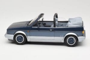 Volkswagen Golf Mk1 Cabriolet Bel Air Blue Metallic Norev 1:18 188404 Pressofusione — immagine 3 di 6