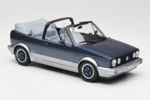 Volkswagen Golf Mk1 Cabriolet Bel Air Blue Metallic Norev 1:18 188404 Pressofusione — immagine 4 di 6
