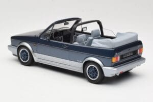 Volkswagen Golf Mk1 Cabriolet Bel Air Blue Metallic Norev 1:18 188404 Pressofusione — immagine 5 di 6