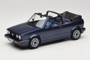 Volkswagen Golf Mk1 Cabriolet Quartett Inca Blue Norev 1:18 188628 Pressofusione