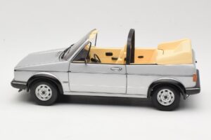 Volkswagen Golf Mk1 Cabriolet Argento Sun Star 1:18 VW004 Pressofusione — immagine 4 di 8