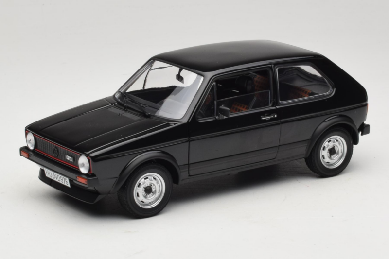Volkswagen Golf Mk1 GTI Nero Norev 1:18 188487 Pressofusione