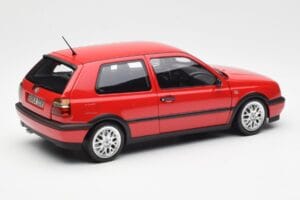 Volkswagen Golf Mk3 GTI Flash Red Norev 1:18 188418 Pressofusione — immagine 3 di 8