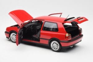 Volkswagen Golf Mk3 GTI Flash Red Norev 1:18 188418 Pressofusione — immagine 5 di 8