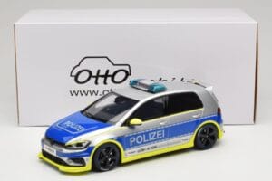 Volkswagen Golf Mk7 R Oettinger Polizia Grigio Otto 1:18 OT1117 Resina — immagine 6 di 6