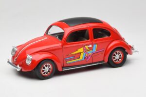 Volkswagen Maggiolino Rosso Solido 1:18 8306 Pressofusione