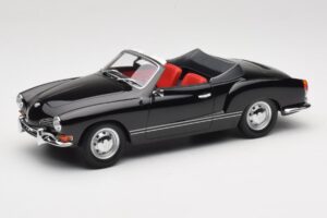 Volkswagen Karmann Ghia Cabriolet Nero Minichamps 1:18 155054031 Pressofusione