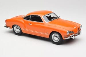 Volkswagen Karmann Ghia Arancione Minichamps 1:18 155054020 Pressofusione — immagine 4 di 6