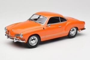 Volkswagen Karmann Ghia Arancione Minichamps 1:18 155054020 Pressofusione