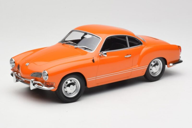 Volkswagen Karmann Ghia Arancione Minichamps 1:18 155054020 Pressofusione