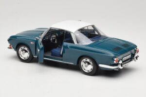 Volkswagen Karmann Ghia Type 34 1500 Sea Blue Norev 1:18 188646 Pressofusione — immagine 5 di 8