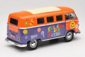 Volkswagen Microbus T1 Flower Power Road Signature 1:18 92329 Pressofusione — immagine 3 di 8