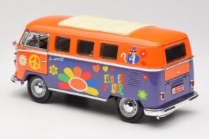 Volkswagen Microbus T1 Flower Power Road Signature 1:18 92329 Pressofusione — immagine 7 di 8