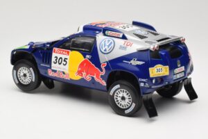 Volkswagen Race Touareg #305 Volkswagen Motorsport M. Miller / R. Pitchford Dakar Rally 2009 Norev 1:18 188466 Pressofusione — immagine 6 di 7