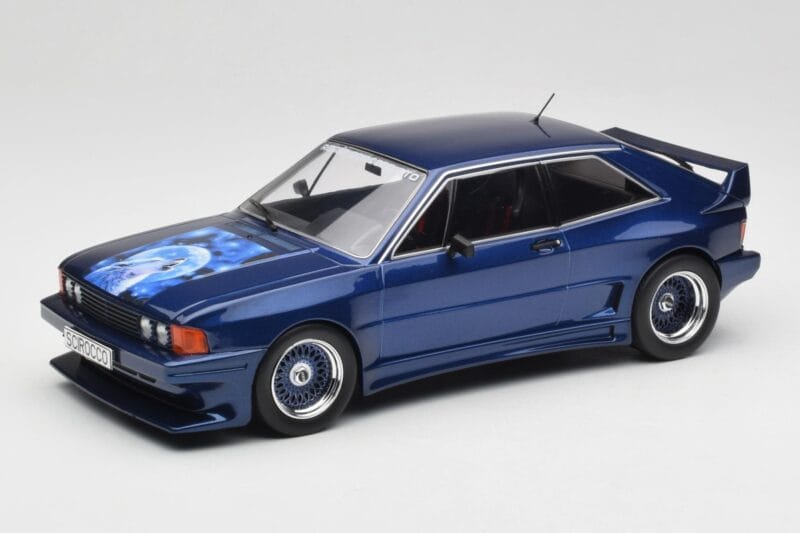 Volkswagen Rieger Scirocco Mk1 GTO Blu MCG 1:18 MCG18448 Pressofusione