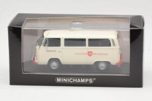 Volkswagen T2 Ambulance Malteser Hilfsdienst Minichamps 1:43 400053092 Pressofusione — immagine 4 di 4