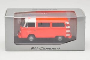 Volkswagen T2 Bus Vigili del Fuoco Frankfurt Paraurti Rossi Minichamps 1:43 400053091-V1 Pressofusione — immagine 4 di 4