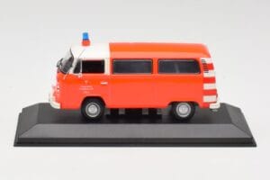 Volkswagen T2 Bus Vigili del Fuoco Frankfurt Minichamps 1:43 400053091-R Pressofusione
