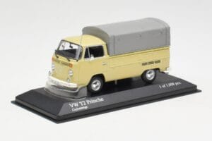 Volkswagen T2 Flatbed Beige Minichamps 1:43 400053204 Pressofusione — immagine 2 di 4