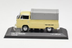 Volkswagen T2 Flatbed Beige Minichamps 1:43 400053204 Pressofusione
