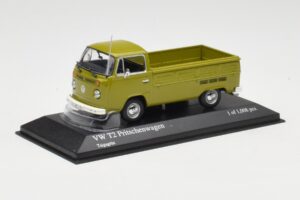 Volkswagen T2 Flatbed Verde Minichamps 1:43 400053202 Pressofusione — immagine 2 di 4