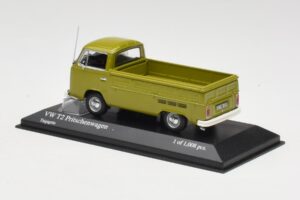 Volkswagen T2 Flatbed Verde Minichamps 1:43 400053202 Pressofusione — immagine 3 di 4