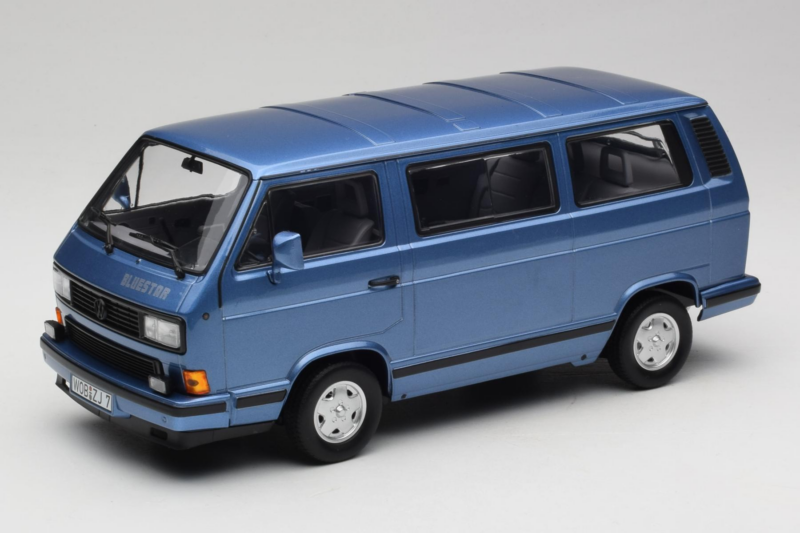 Volkswagen T3 Bluestar Blue Metallic Norev 1:18 188540 Pressofusione