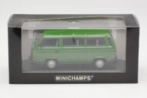 Volkswagen T3 Bus Verde Minichamps 1:43 400055000 Pressofusione — immagine 4 di 4