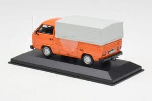 Volkswagen T3 Flatbed Arancione Minichamps 1:43 400055200 Pressofusione — immagine 3 di 4