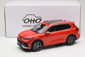 Volkswagen Tiguan eTSI R-Line Persimmon Red Metallic Otto 1:18 OT489 Resina — immagine 6 di 6